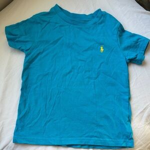 Polo by Ralph Lauren cotton Kids Teal Tee
